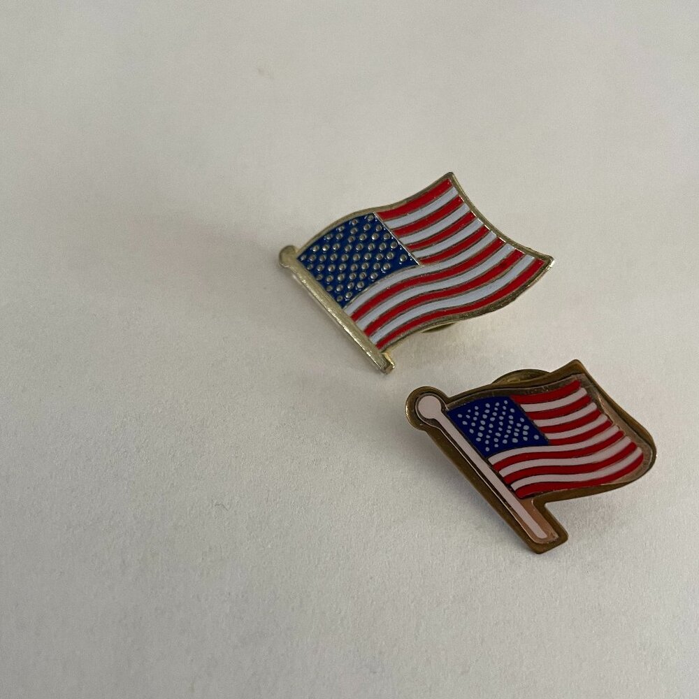 Flag Pins (Two)